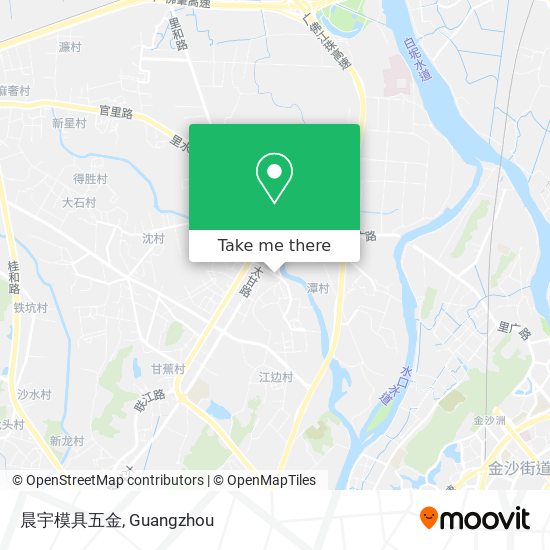 晨宇模具五金 map