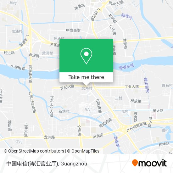 中国电信(涛汇营业厅) map