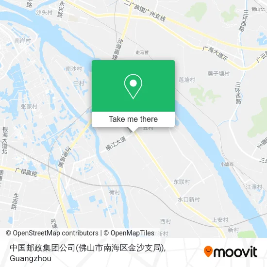 中国邮政集团公司(佛山市南海区金沙支局) map