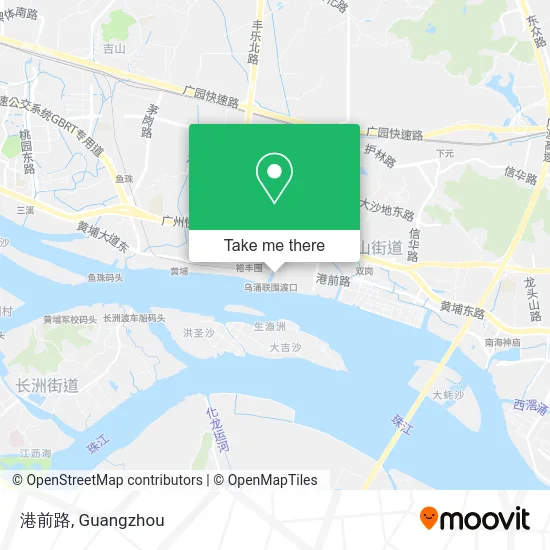 港前路 map