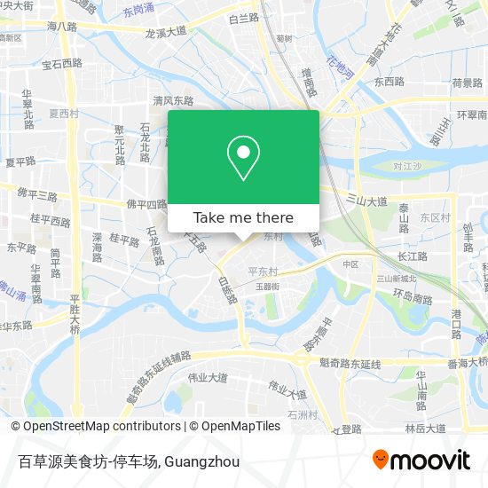 百草源美食坊-停车场 map