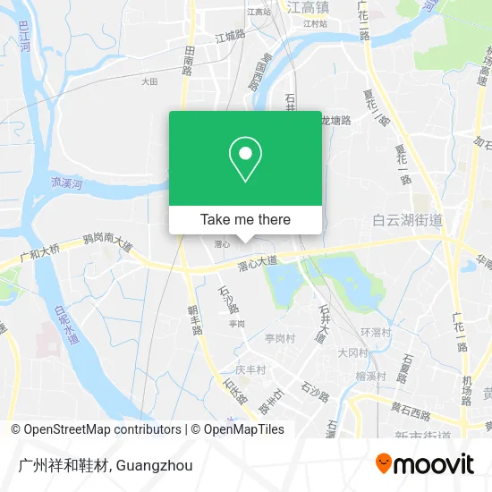 广州祥和鞋材 map