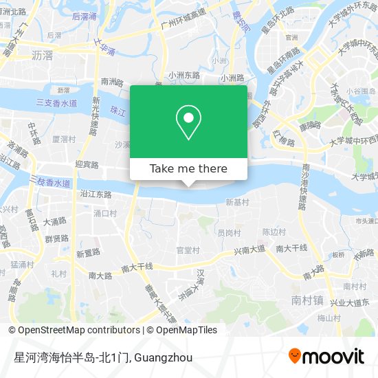 星河湾海怡半岛-北1门 map