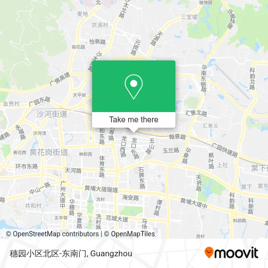 穗园小区北区-东南门 map