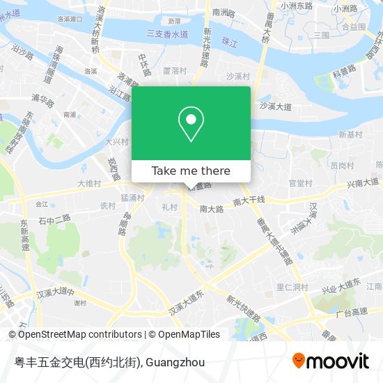 粤丰五金交电(西约北街) map