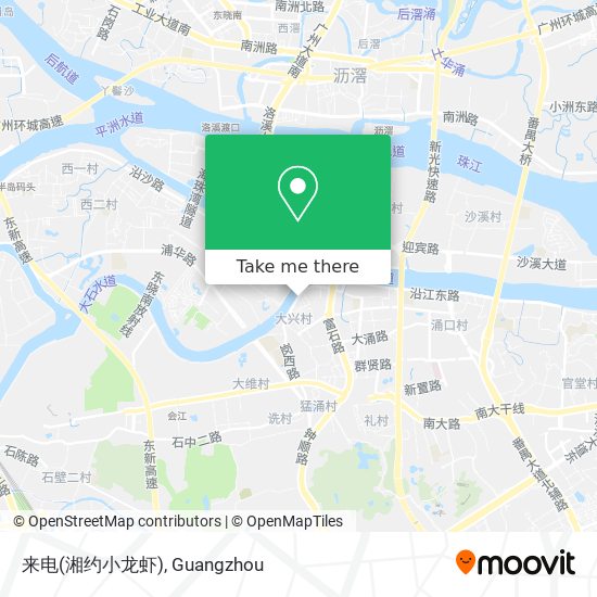 来电(湘约小龙虾) map