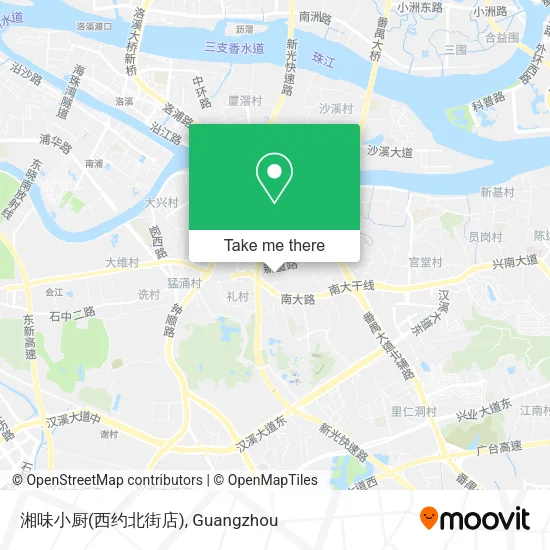 湘味小厨(西约北街店) map