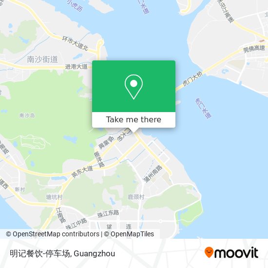 明记餐饮-停车场 map