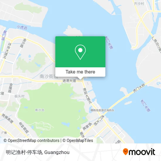 明记渔村-停车场 map