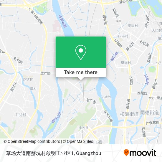 草场大道南蟹坑村啟明工业区1 map