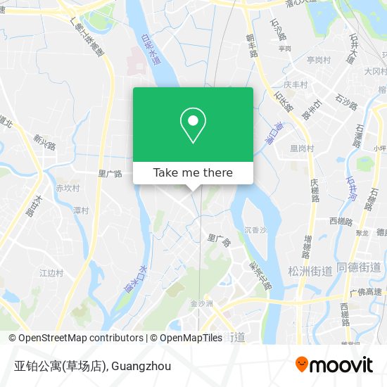 亚铂公寓(草场店) map