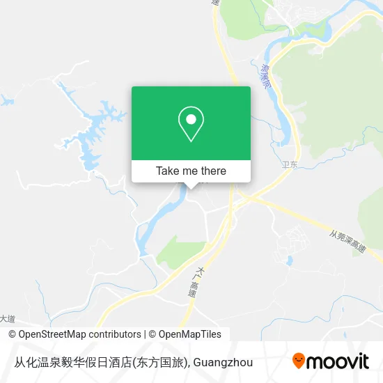 从化温泉毅华假日酒店(东方国旅) map