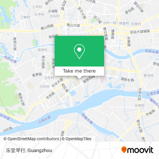 乐堂琴行 map