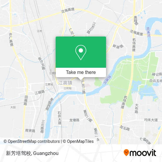 新芳培驾校 map
