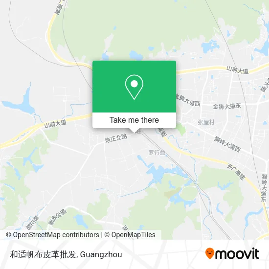 和适帆布皮革批发 map