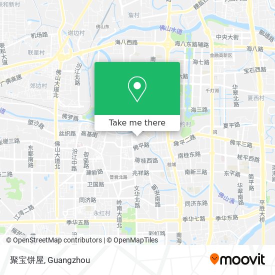 聚宝饼屋 map