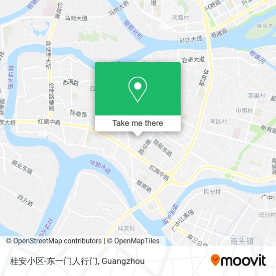 桂安小区-东一门人行门 map