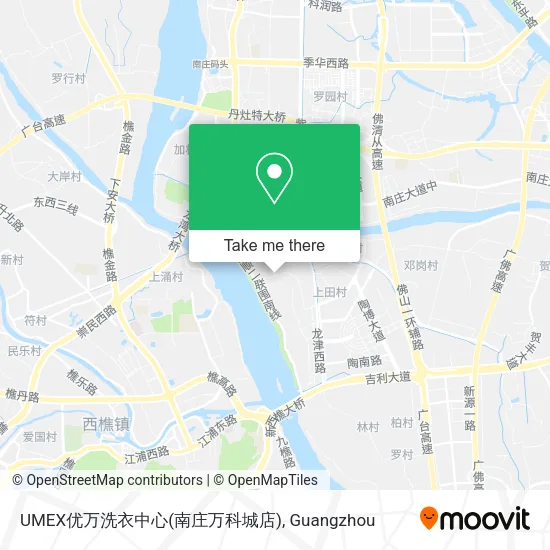 UMEX优万洗衣中心(南庄万科城店) map
