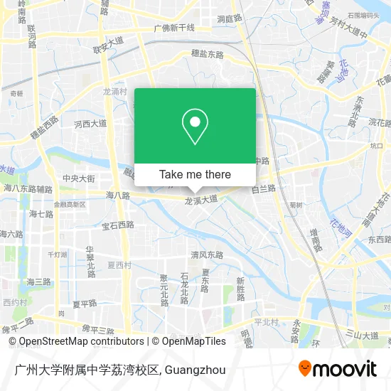 广州大学附属中学荔湾校区 map