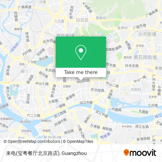 来电(玺粤餐厅北京路店) map