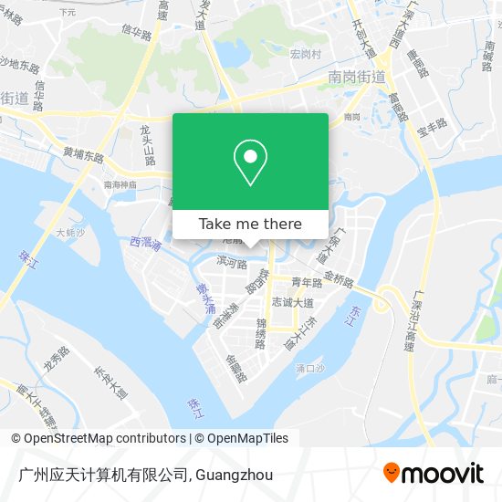 广州应天计算机有限公司 map