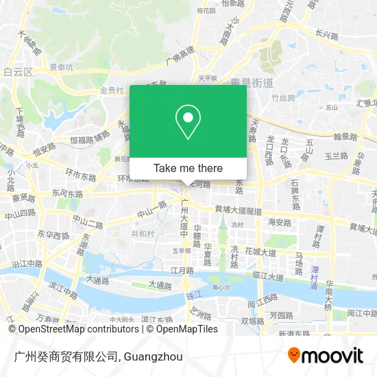 广州癸商贸有限公司 map