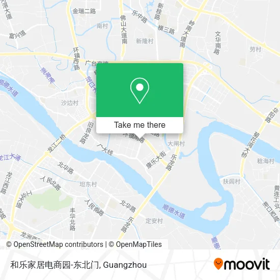 和乐家居电商园-东北门 map