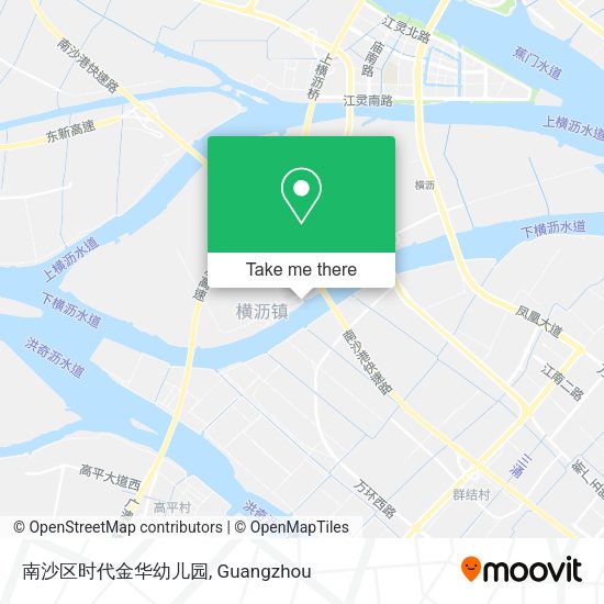 南沙区时代金华幼儿园 map