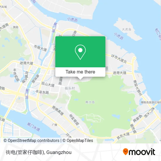 街电(管家仔咖啡) map