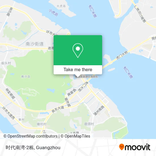 时代南湾-2栋 map
