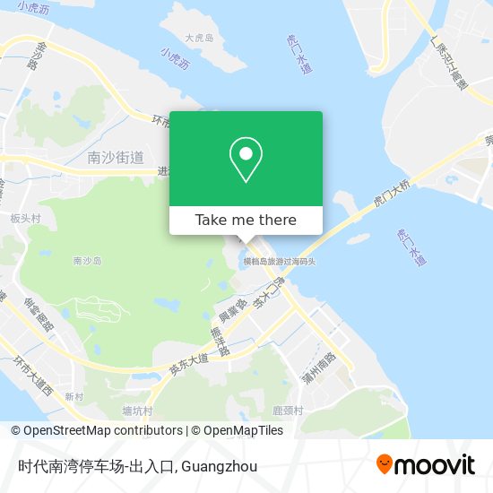 时代南湾停车场-出入口 map