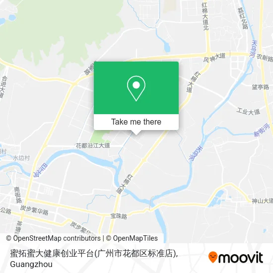 蜜拓蜜大健康创业平台(广州市花都区标准店) map