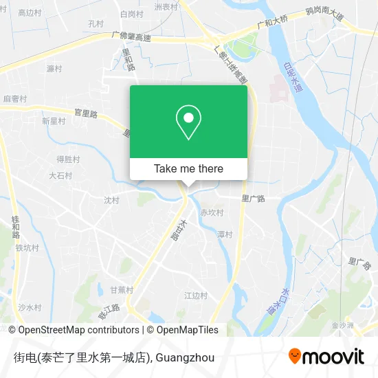 街电(泰芒了里水第一城店) map