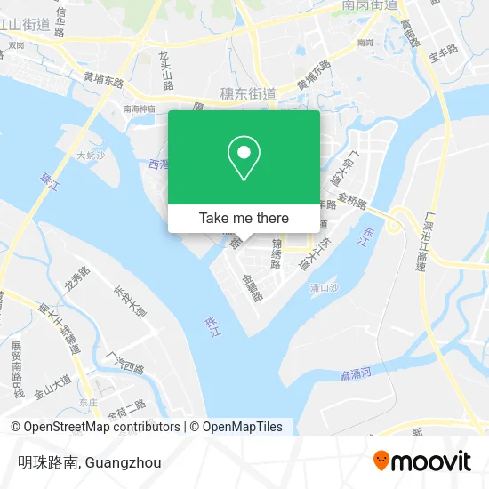 明珠路南 map