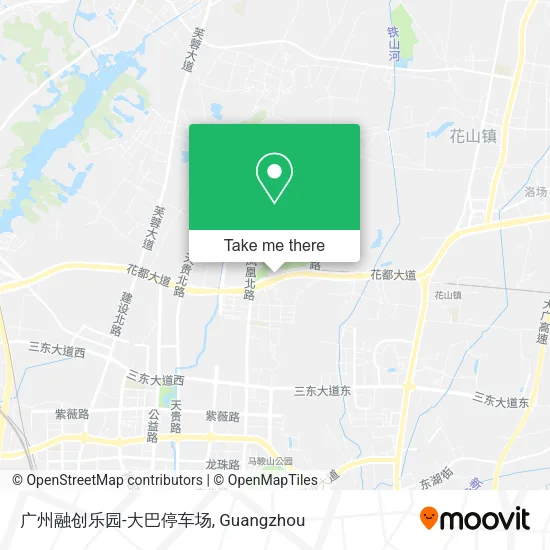 广州融创乐园-大巴停车场 map