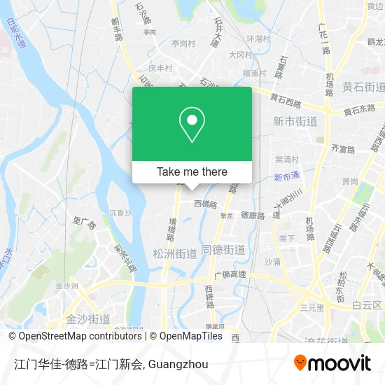 江门华佳-德路=江门新会 map