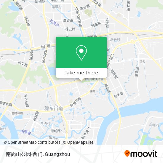 南岗山公园-西门 map