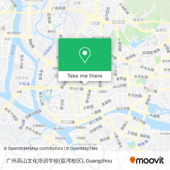 广州高山文化培训学校(荔湾校区) map