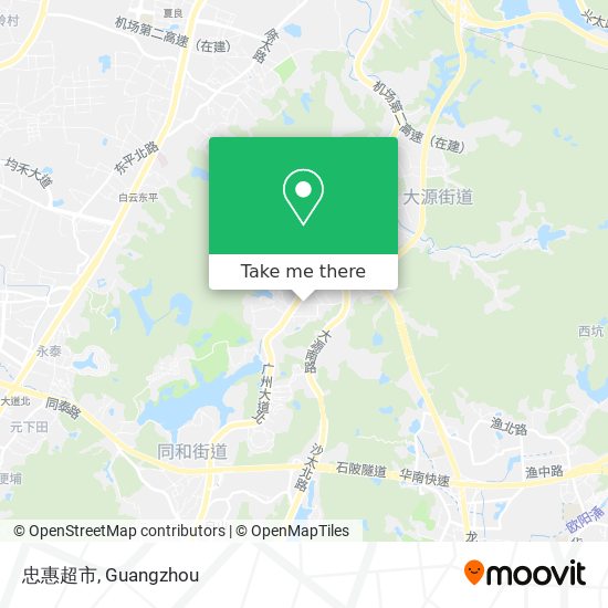 忠惠超市 map