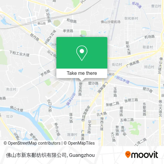 佛山市新东鄱纺织有限公司 map