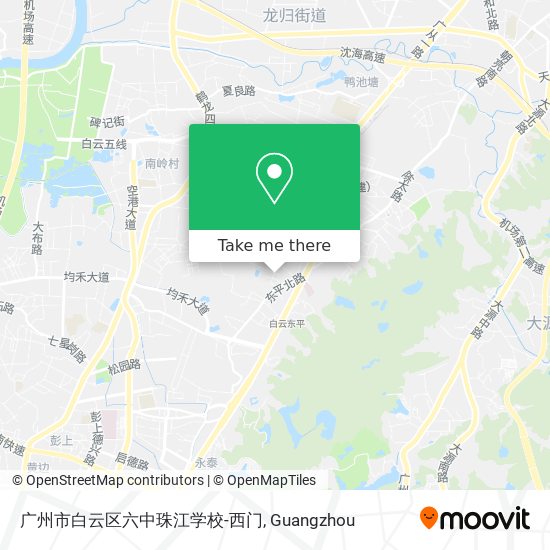 广州市白云区六中珠江学校-西门 map
