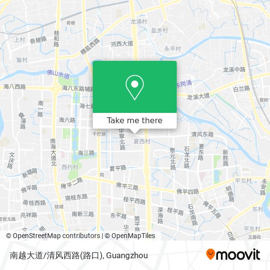 南越大道/清风西路(路口) map
