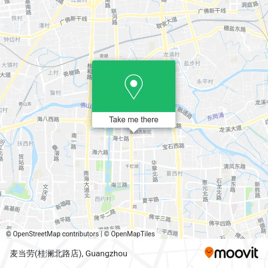 麦当劳(桂澜北路店) map