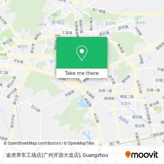 途虎养车工场店(广州开源大道店) map