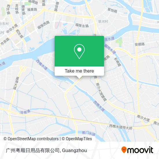 广州粤顺日用品有限公司 map