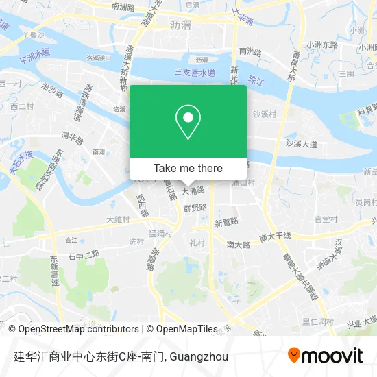 建华汇商业中心东街C座-南门 map