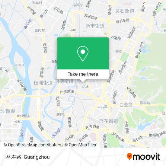 益寿路 map