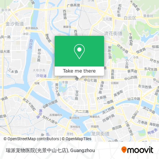 瑞派宠物医院(光景中山七店) map