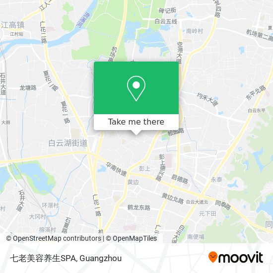 七老美容养生SPA map