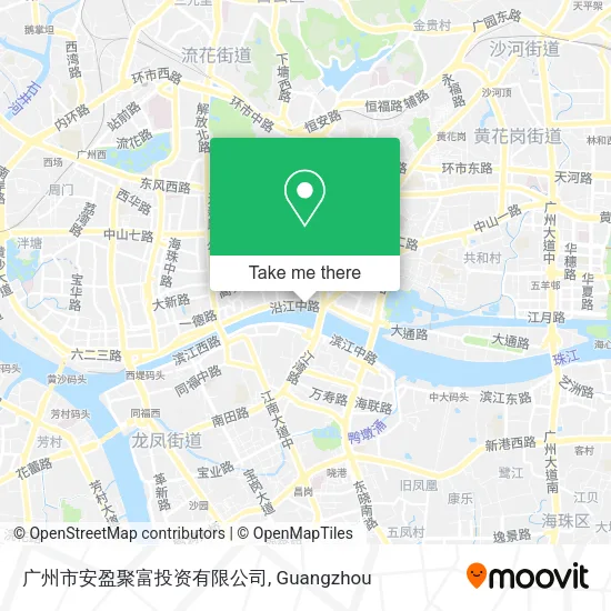 广州市安盈聚富投资有限公司 map
